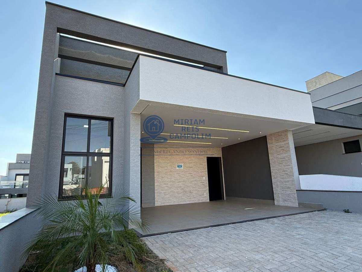 Casa nova térrea 3 dormitórios com suíte, escritório e quintal – Condomínio Reserva Ipanema - Miriam Reis Campolim   Corretora de imóveis