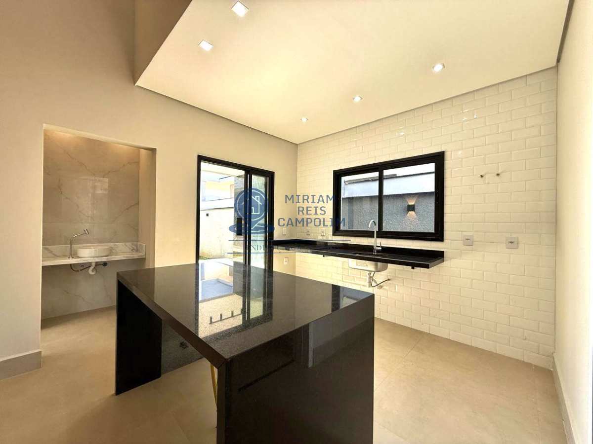 Casa nova térrea 3 dormitórios com suíte, escritório e quintal – Condomínio Reserva Ipanema - Miriam Reis Campolim   Corretora de imóveis